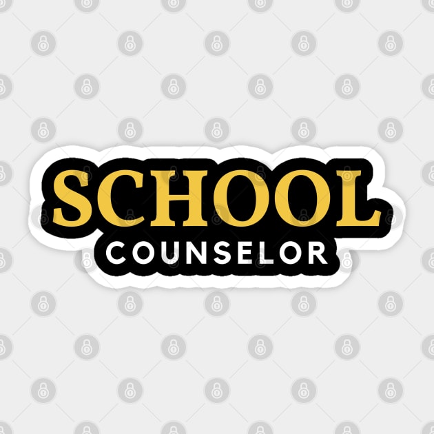 SCHOOL COUNSELOR Sticker by starryskin